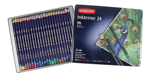 Lapices Derwent Inktense X24 Colores Lata