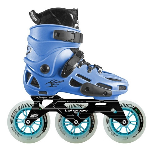 Patines Canariam Xpider Azul R Chasis Rex 3x110mm