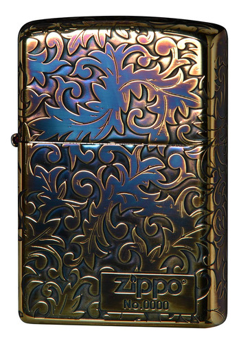 Zippo 2gi-z5kara2 - Encendedor Dorado, Arbigo Y Logotipo, Gr