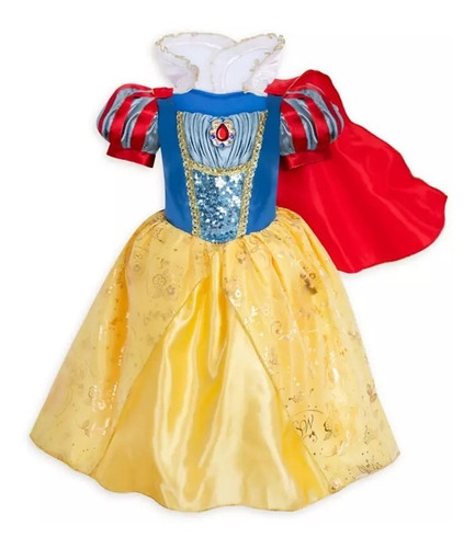 Disfraz Para Niñas De Blanca Nieves Princesa Disney Original