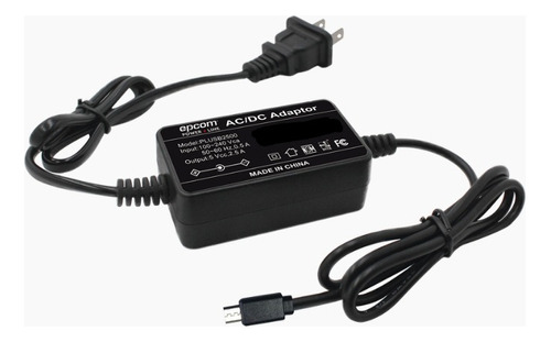 Cargador Micro-usb Profesional De 5 Vcc, 2.5 A Color Negro