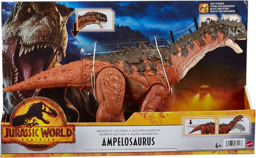 Juguete Jurassic World Dominion Ampelosaurus Mattel