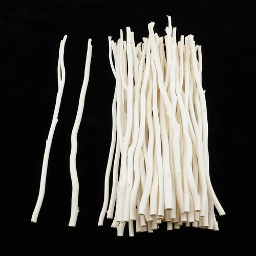 100 Varillas De Madera Rústica, Material De Carpintería