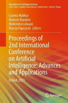 Libro Proceedings Of 2nd International Conference On Arti...