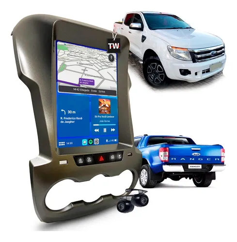 comprar Central Multimidia Tesla Octa 2+32gb Ford Ranger 12-16 Gps
