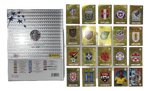 Álbum Platino + Todas Las Láminas Copa América 2024 Panini