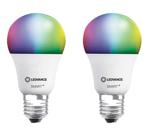 comprar Lampara Foco Led Ledvance Smart + Wifi Rgbw 9w E27  Pack X 2