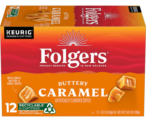 Folgers Cápsulas De Café K Cups Con Sabor