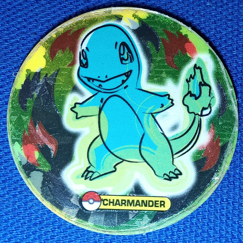 Charmander T-178 Pokémon Tazo Shiny 2007 Cheetos (Usado)