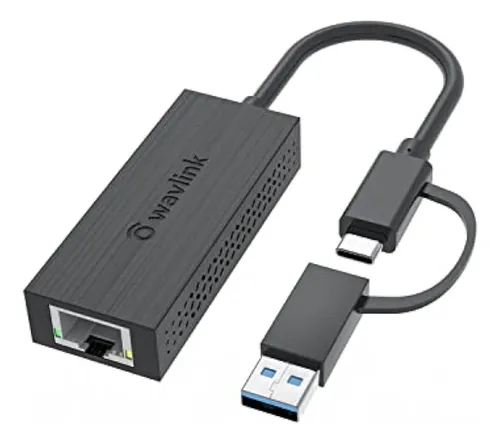 Adaptador Usb C A Ethernet, Wavlink 2.5g 2 En 1 Usb 3.2 T