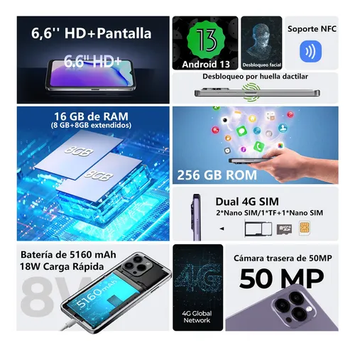 Hotwav Celular Hotwav Note 13 Pro Dual Sim 256 Gb Global 8 G