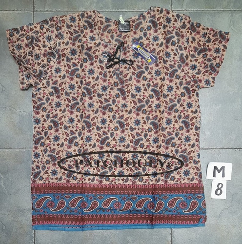 Imagen 6 de 7 de Blusa Maya Camisola India Hindu Artesanal Etnica 100%algodon