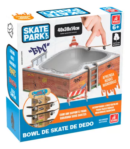 HOT WHEELS SKATE DE DEDO + TENIS HGT46 - MATTEL –