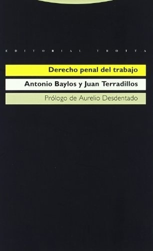 Derecho Penal Del Trabajo, Baylos Grau, Trotta