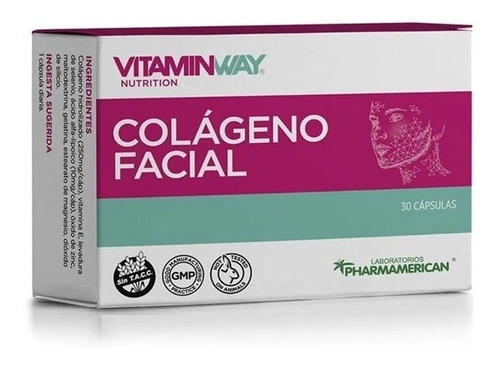 Vitaminway Colágeno Facial   30 Capsulas 