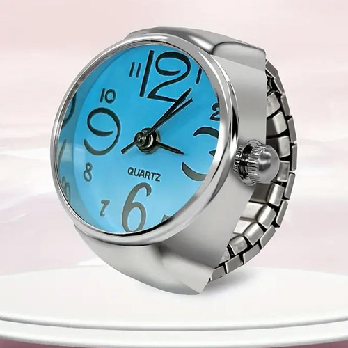 Anillo Con Reloj Inoxidable, Mxtrb-005, 5pzas, Unitalla, Anc