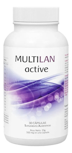 Suplemento Multilan Active 30 Caps Mejora La Sordera Sabor Sin Sabor