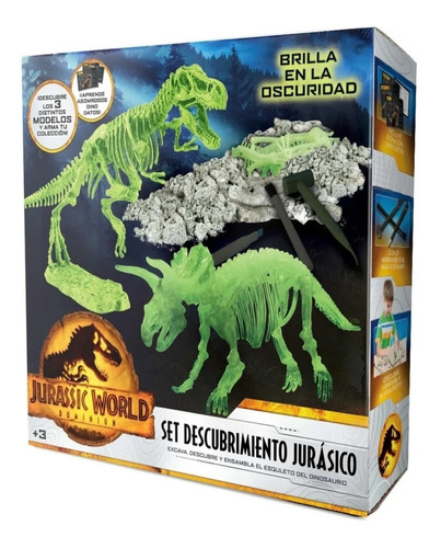 Set De Descubrimiento Jurásico,  Dinosaurio Fluorescente 