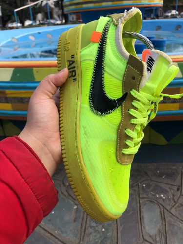 Zapatillas Americanas Usadas Nike Off White X Af1 Low Volt (Usado)