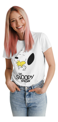 Polera Snoopy Charlie Brown Show Algodon Estampado