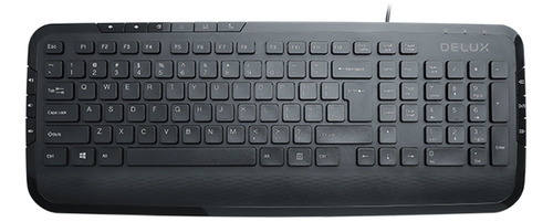 Teclado Delux Alambrico Multimedia Usb Español Ka160 Acme