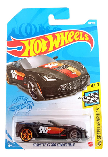 Hot Wheels Corvette C7 Z06 Convetible Hw Speed Graphics 4/10