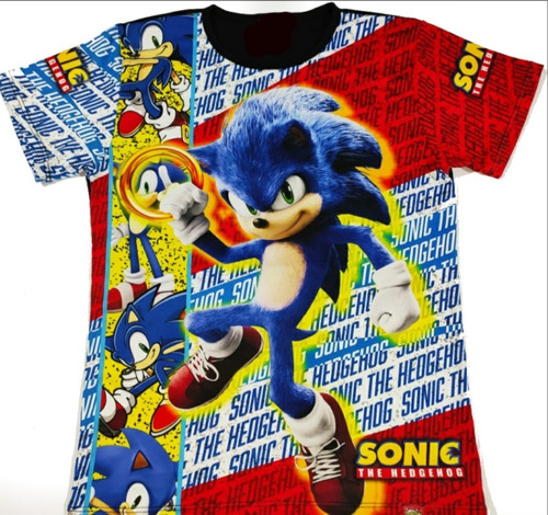 Camiseta Sonic Niño Camisetas 