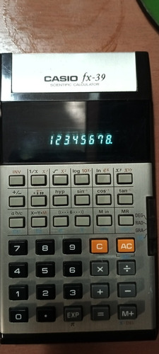 Calculadora Científica Casio Japonesa Fx-39 Vintage C/funda