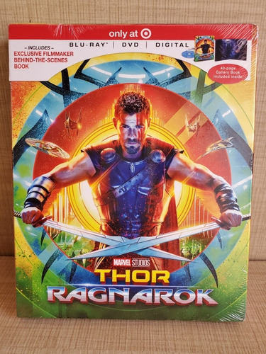 Thor Ragnarok Gallery Book Película Marvel Blu Ray Avengers