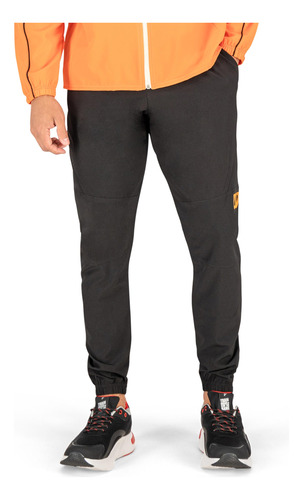 Pantalón Liso Wilson Para Hombre Básico Deportivo Negro