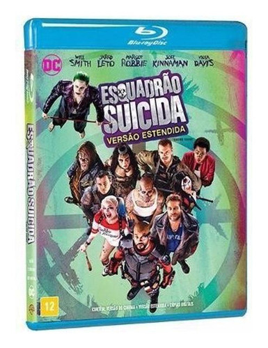 Blu Ray Filme Esquadrão Suicida Versão Estendida + V Cinema