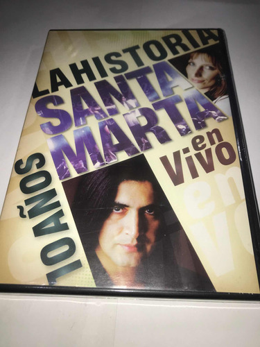 Santamarta La Historia 10 Años En Vivo Dvd Nuevo Cerrado