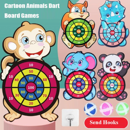 Juegos De Mesa Con Forma De Dardos Y Animales Con 3 Bolas Ad