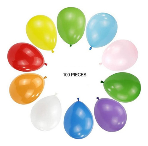 100 Globos Inflables Contra La Contaminación, Globos Natural