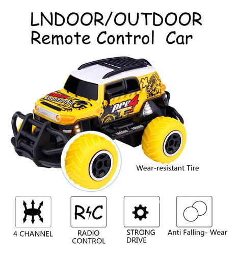 Juguete De Coche Con Control Remoto Rc Off Road De 27 Mhz Pa