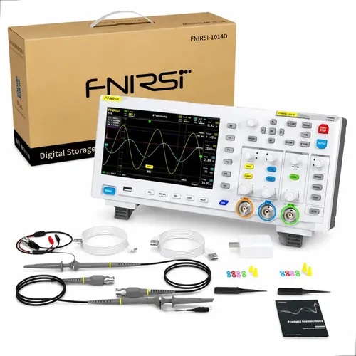 Osciloscopio E Gerador De Sinais Fnirsi 1014d Branco