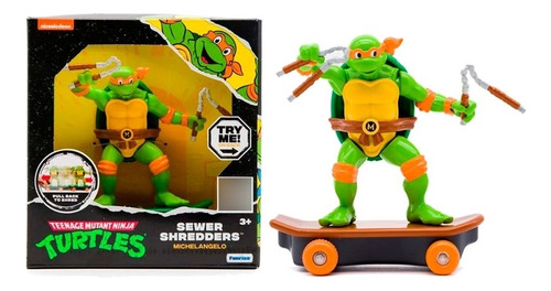 Funrise Tmnt Classic Michelangelo Sewer Shredders Pull Back