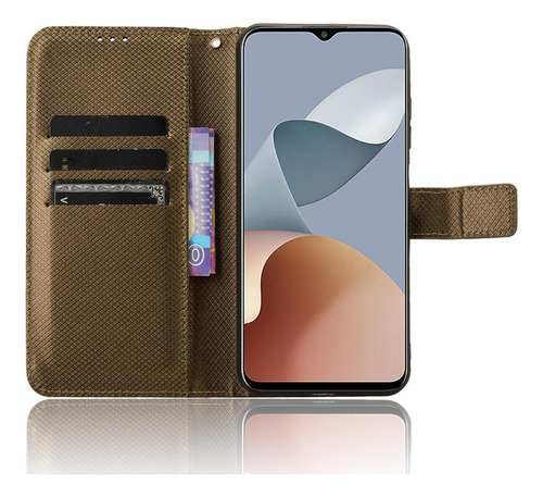 B Funda Para Zte Axon 50 Lite Funda Magnética Para Tarjetero