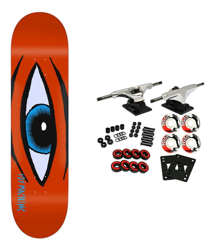 Toy Machine Skateboard Complete Sect Eye Rojo