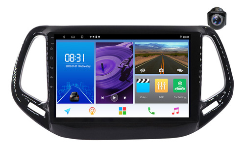 Android Coche Estéreo Para Jeep Compass 2017-2019 Carplay