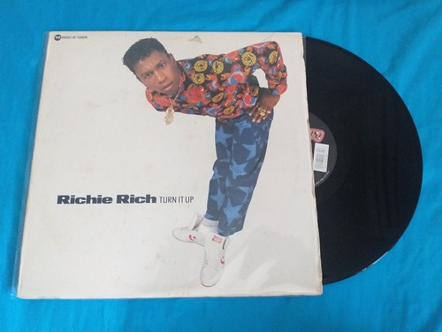 Richie Rich Turn It Up Maxi Single Lp Mercury 1988 Usa