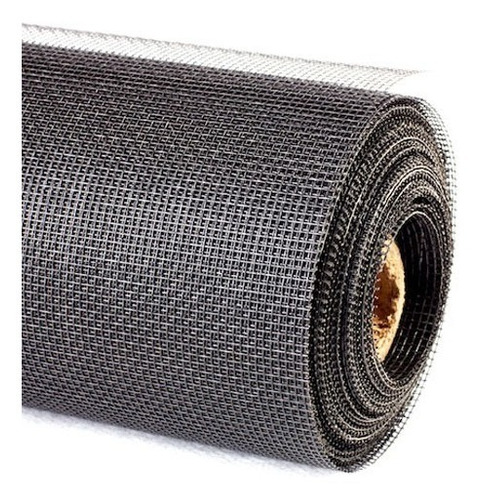 Tela Mosquitera De Fibra De Vidrio 1.20 Ancho Rollo De 30mtr Color Negra