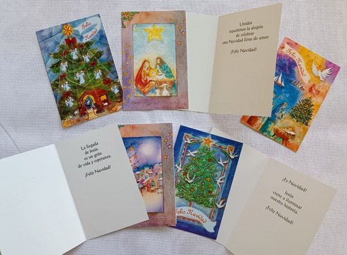 Tarjetas Navideñas Doble Pack 8