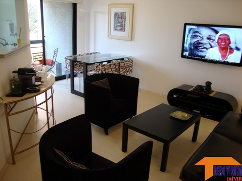 Imagem 5 de 18 de Vende - Vila Olimpia Apto 51.00m² -01 Dorm. 01 Vaga De Garagem 1º Andar - Totalmente Mobiliado - 1430ap - 69873359