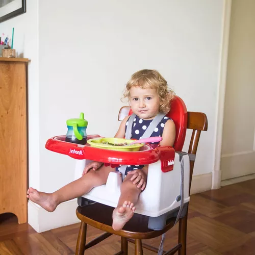alimentacao cadeira alimentacao bebe portatil dobravel mila vermelha  infanti - Busca na Gubiele Baby