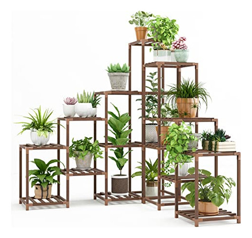 Whonline Soporte Para Plantas De Esquina Interior, Estantes