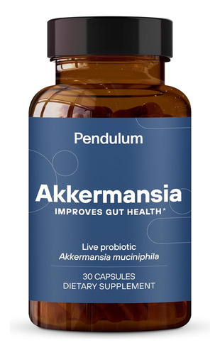 Elfleaf Pendulum Akkermansia Probiotic Con Fibra Prebiótica - Aumenta La Producción De Glp-1, De Liberación Retardada, Cepa Viva 100m Afu Para La Salud Intestinal De Hombres Y Mujeres 30 Cápsulas