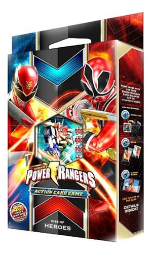 Juego De Acción Power Rangers Megaforce  Cartas De Fr80mn