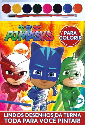 Libro Pj Masks Para Colorir De Editora On-line Editora On-l