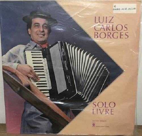 Lp - Luiz Carlos Borges - Solo Livre